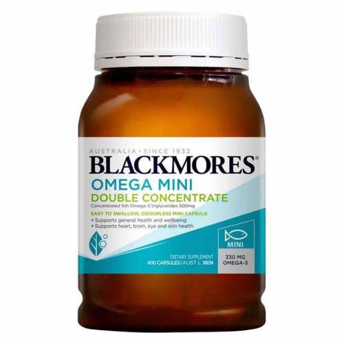 Blackmores-Odourless Fish Oil Mini Caps 400 Capsules