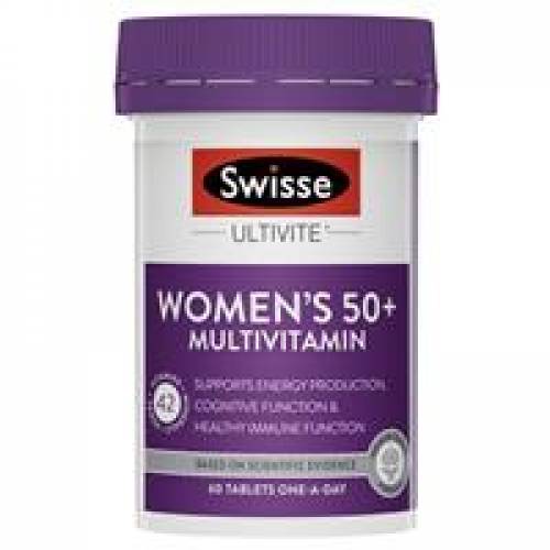 SWISSE WOMEN'S 50+ MULTIVITAMIN 60 TABS