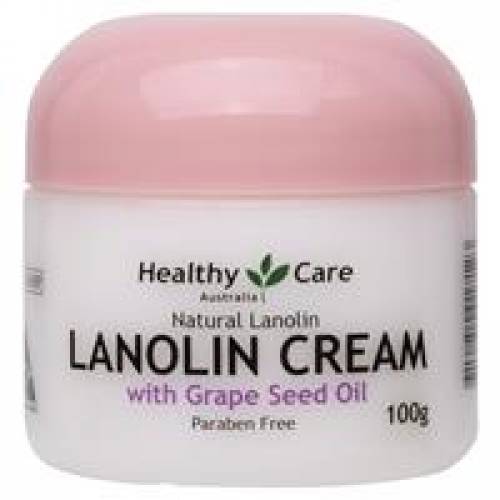 Healthy Care Lanolin Cream With Grape Seed 100g
