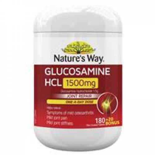 Nature's Way Glucosamine 1500mg 180 + 20 Bonus Tablets