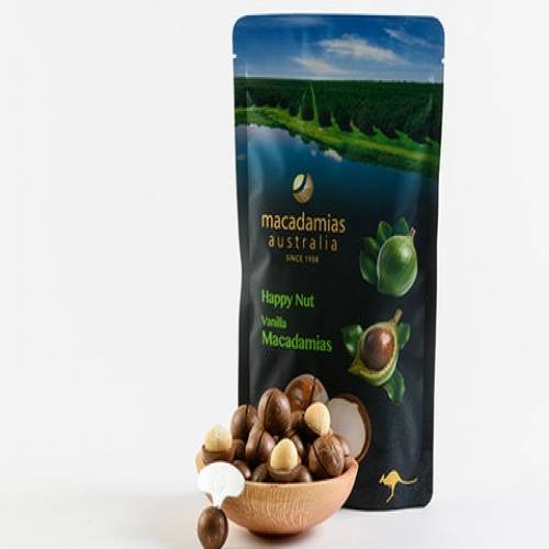 Happy Nut Vanilla Maccadamias( 20 packs in 1 boxes)
