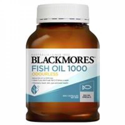 Blackmores Odourless Fish Oil 1000mg 400 Capsules( BIG CAPS)