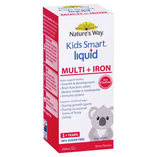 Kids Smart Liquid Multi + Iron 200ml