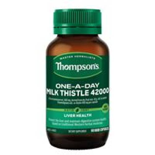 Thompson's One-A-Day Milk Thistle 42000mg 60 Capsules