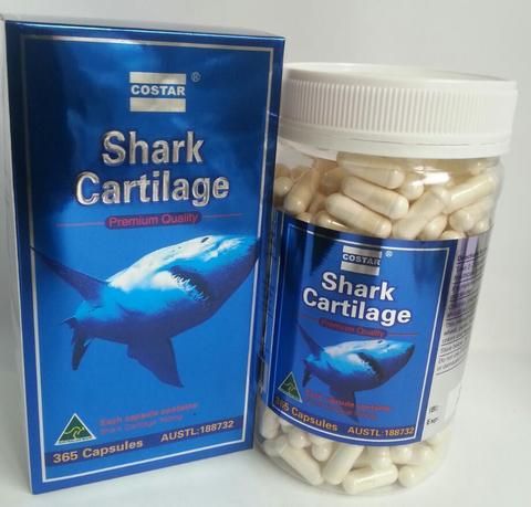 Costar Shark Cartilage 750mg 365 Capsules