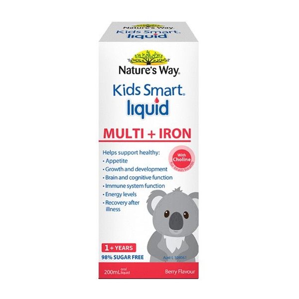 Nature’s Way Kids Smart Liquid Multi + Iron 200ml